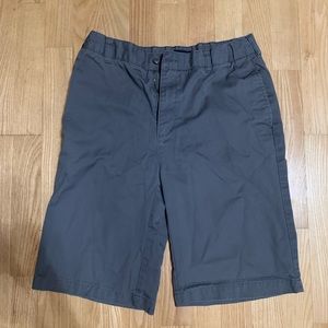 Boys Lands’ End plain front chino shorts